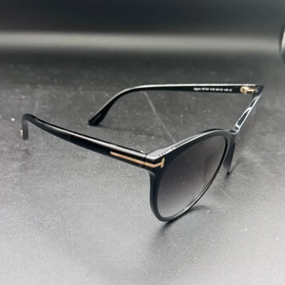 Tom Ford TF787 Maxim Black Cat Eye Sunglasses 59-16 Italy frames
